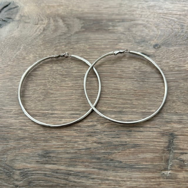 Oorbellen Creoles · zilver, foto 2