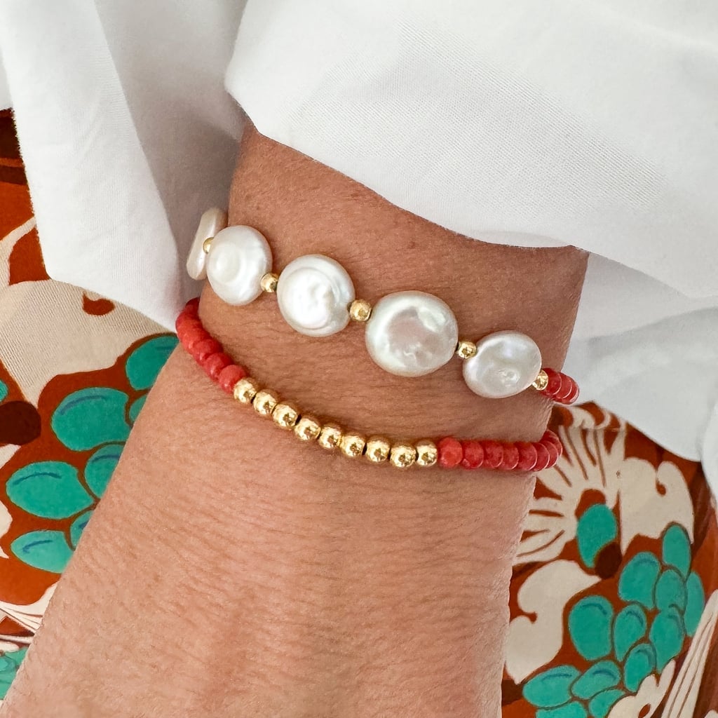 Armband Lux · koraal, foto 2