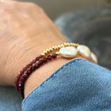 Armband Amare · granaat, foto 2