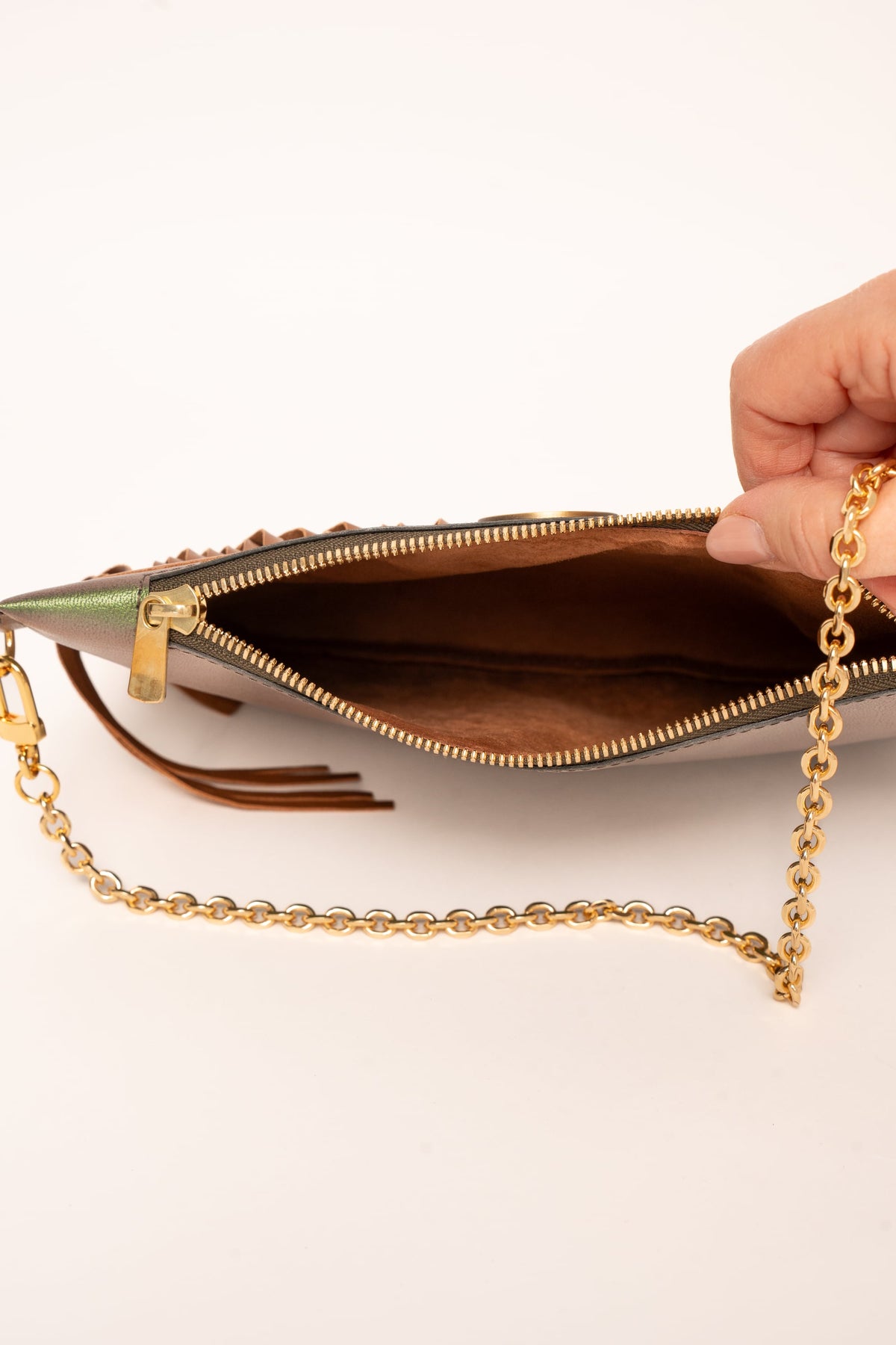 Clutch Fimbria · groen, foto 2