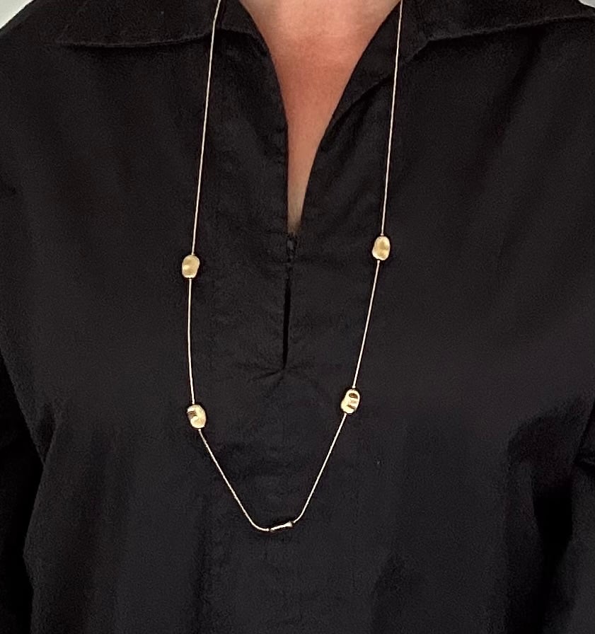 Ketting Faba · goud, foto 2
