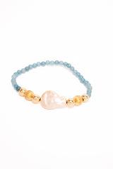 Armband Videre · aquamarijn
