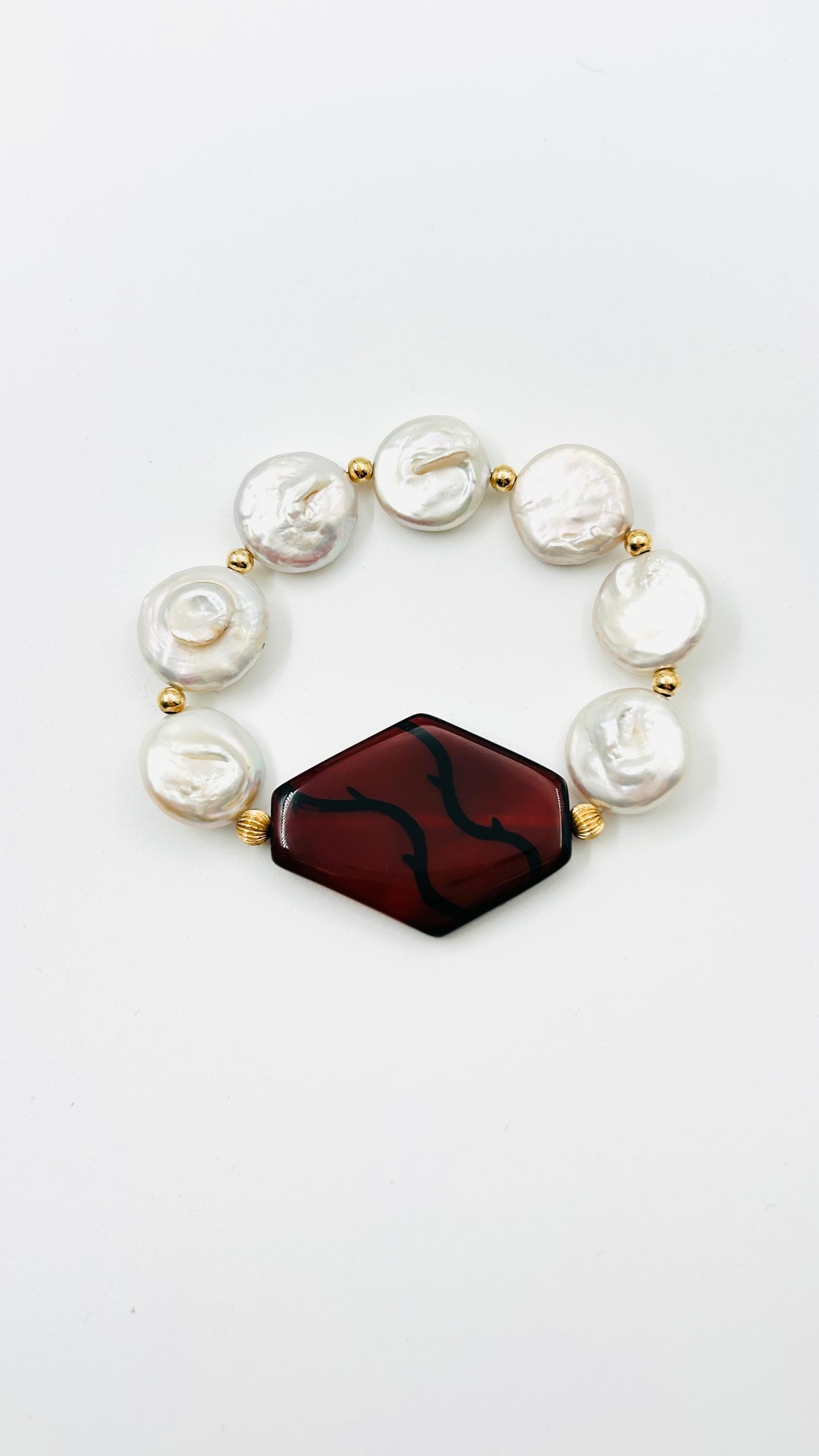 Armband Agaat · bruin, foto 3