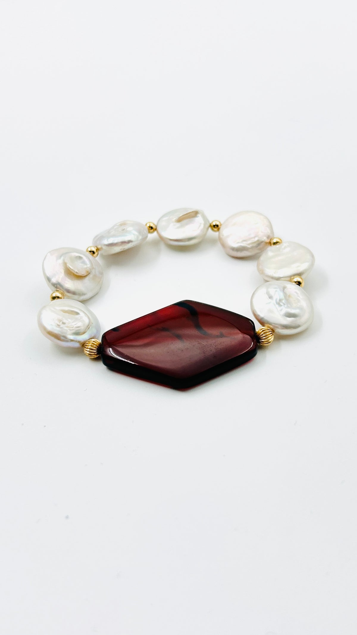Armband Agaat · bruin
