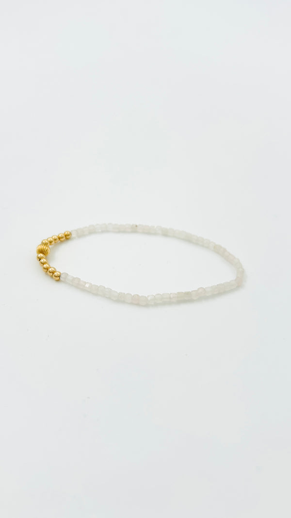 Armband Amanter · rozenkwarts