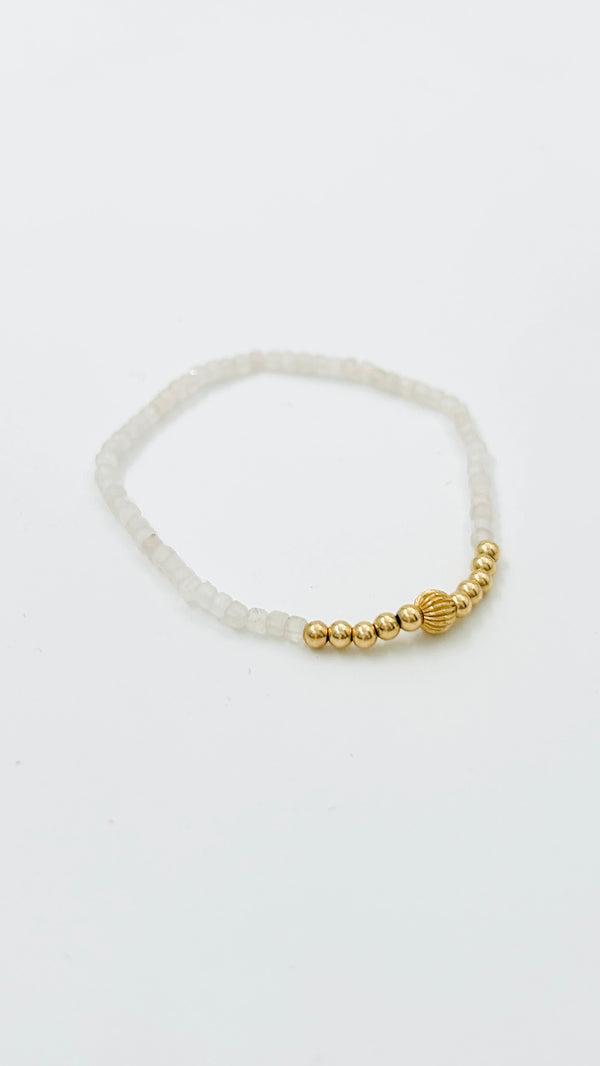 Armband Amanter · rozenkwarts