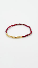 Armband Amare · granaat
