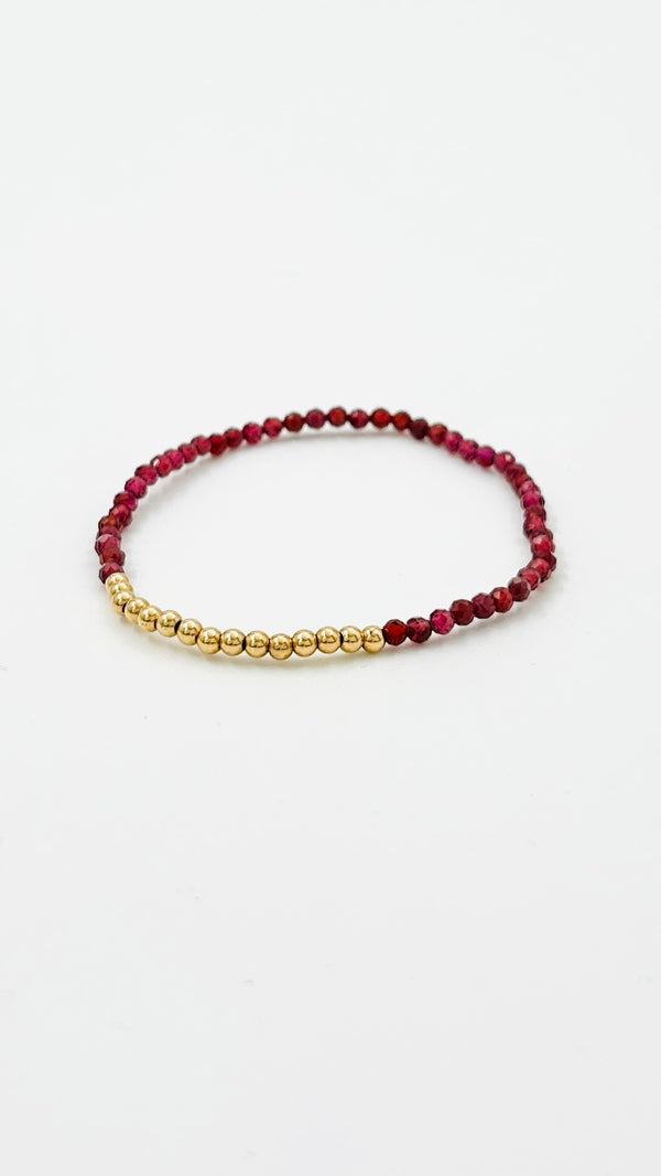 Armband Amare · granaat