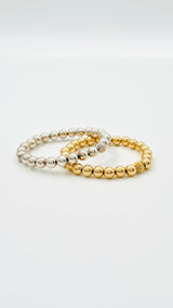 Armband Para Mi 8mm in goud en zilver