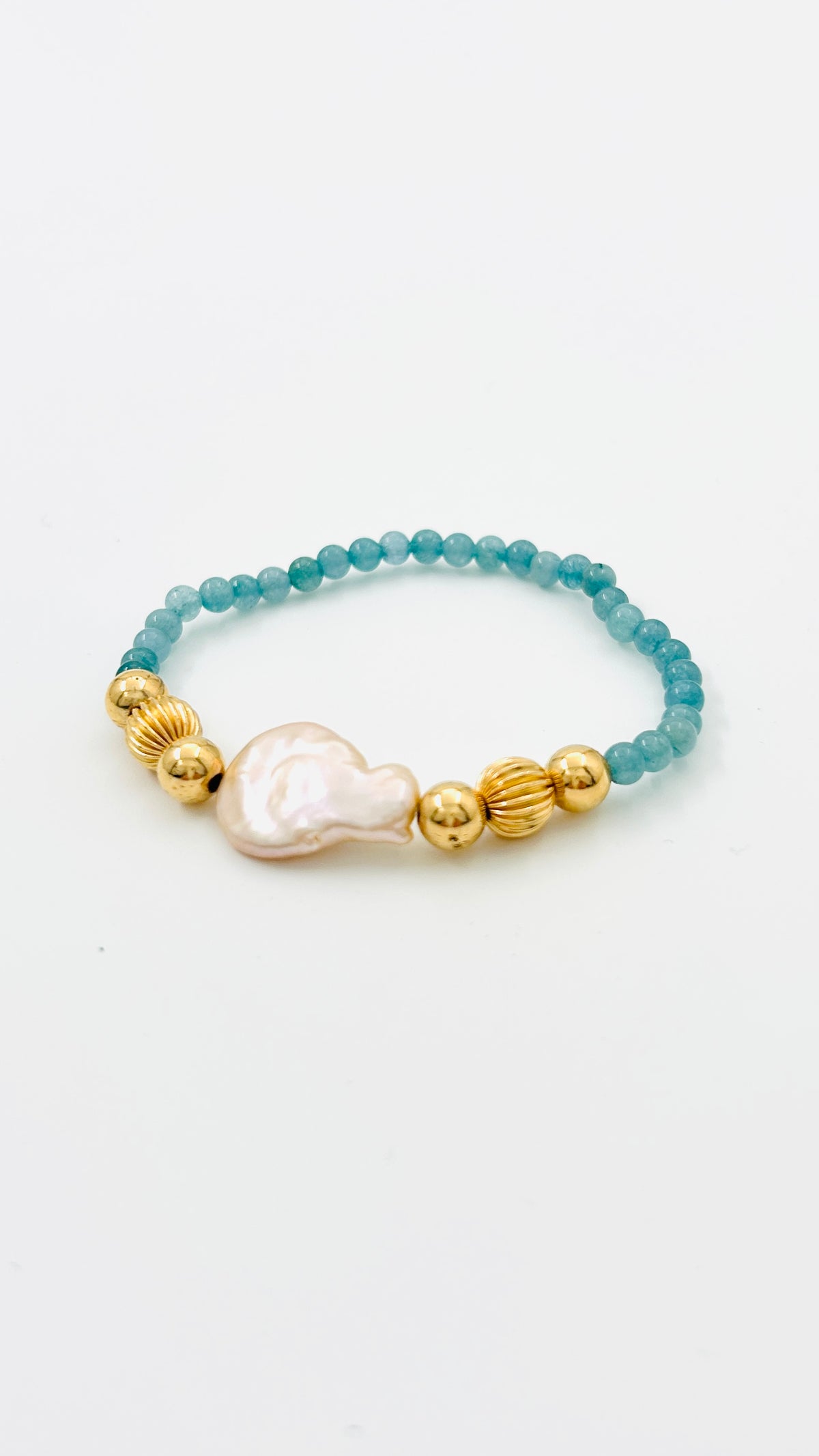 Armband Videre · aquamarijn