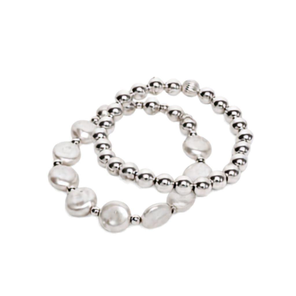 Armband Para Mi zilver en Armband Mater samen