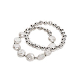 Armband Para Mi zilver en Armband Mater samen