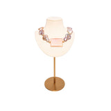 Ketting Agaat · roze & parel