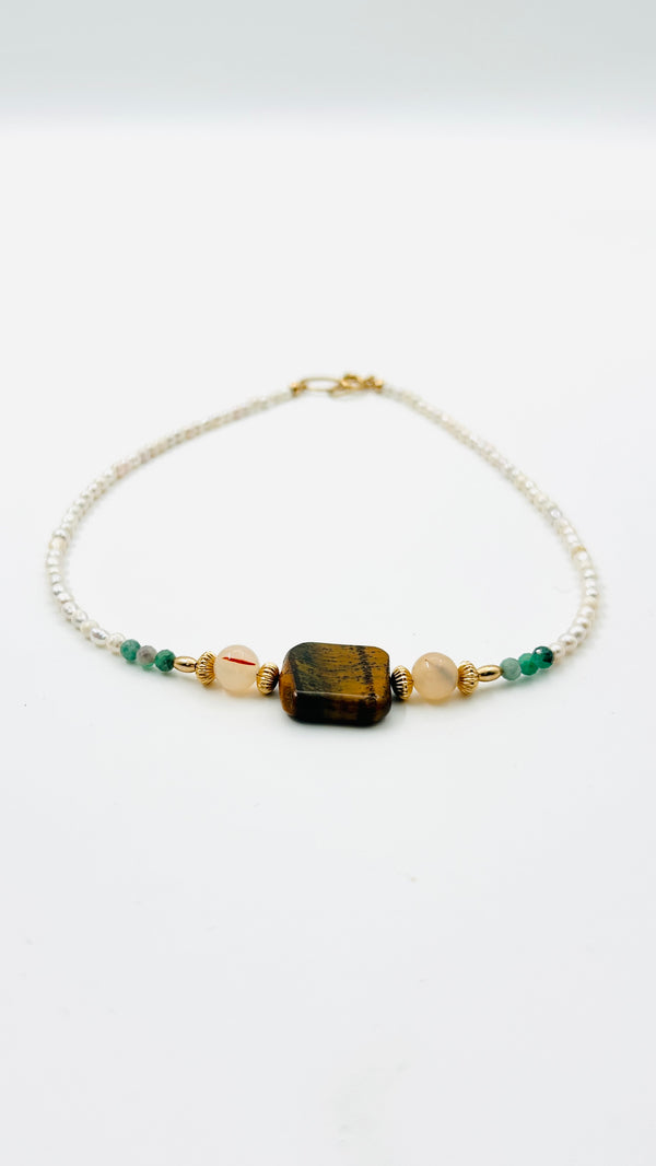 Ketting Gracia · smaragd
