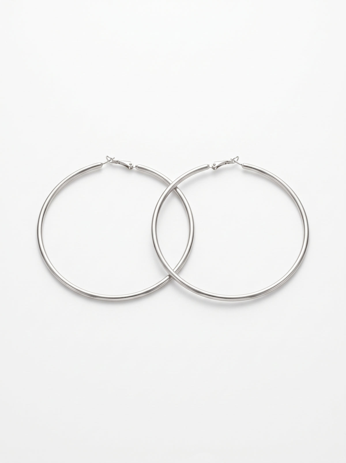 MParle Oorbellen Creoles zilver