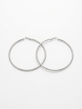 MParle Oorbellen Creoles zilver