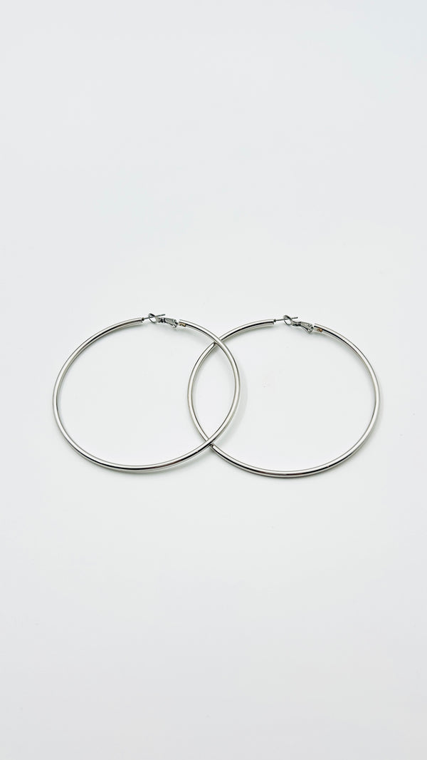 Oorbellen Creoles · zilver