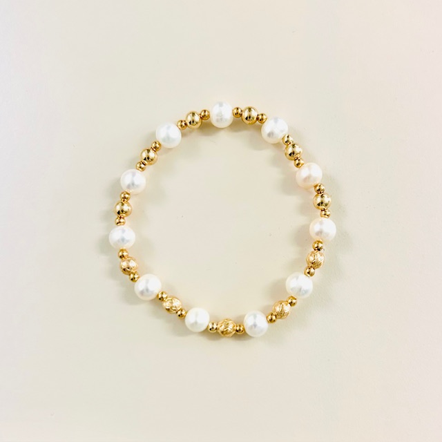 armband filia parel - handgemaakt by MParle