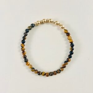 armband pax tijgeroog - handgemaakt by MParle