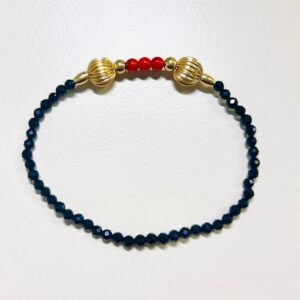 armband infinitus onyx - handgemaakt by MParle