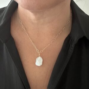 ketting duo parel - handgemaakt by MParle