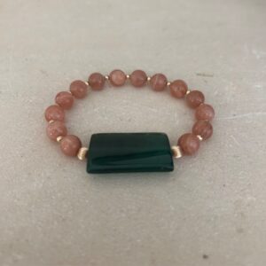 armband verde groen - handgemaakt by MParle